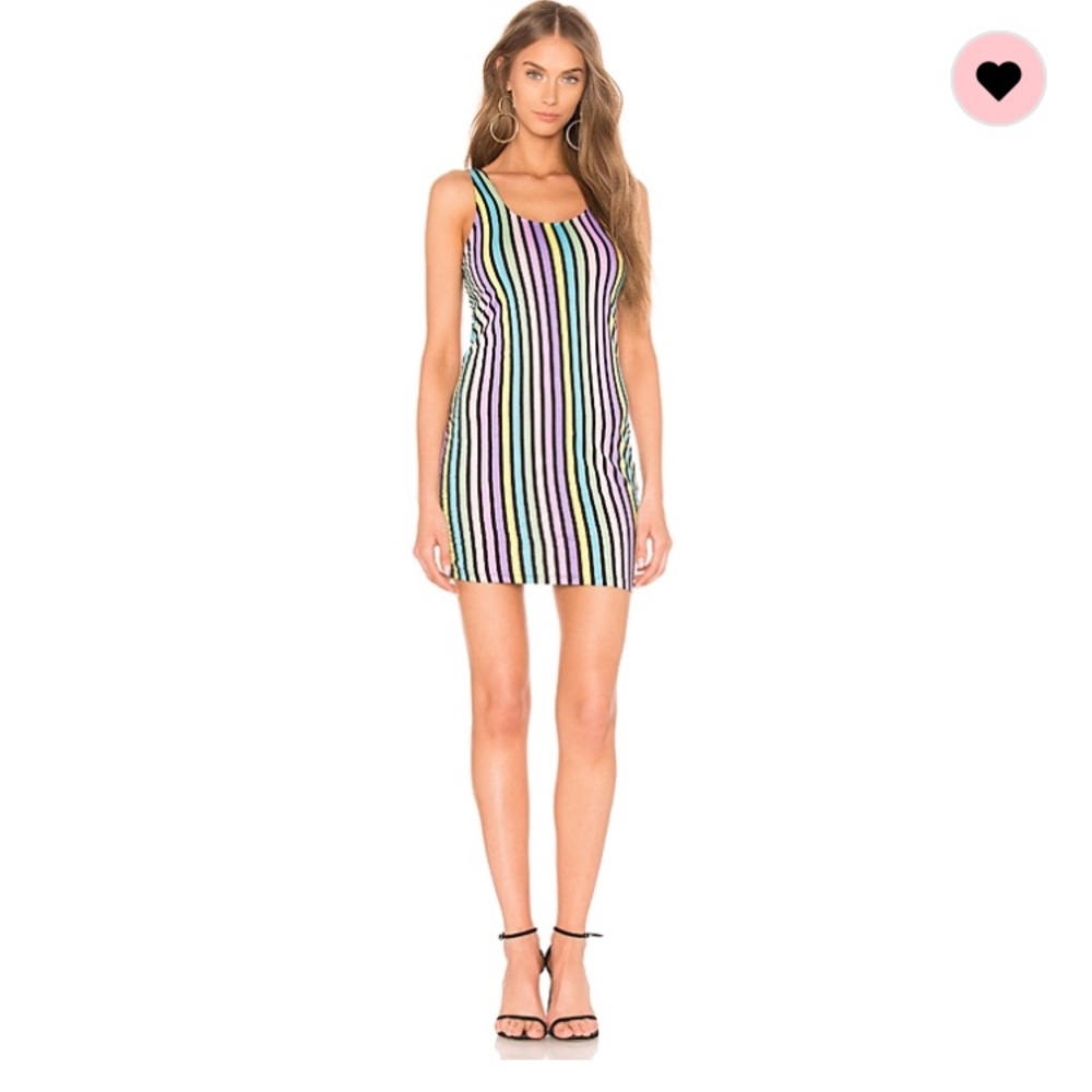 Striped dress by motel